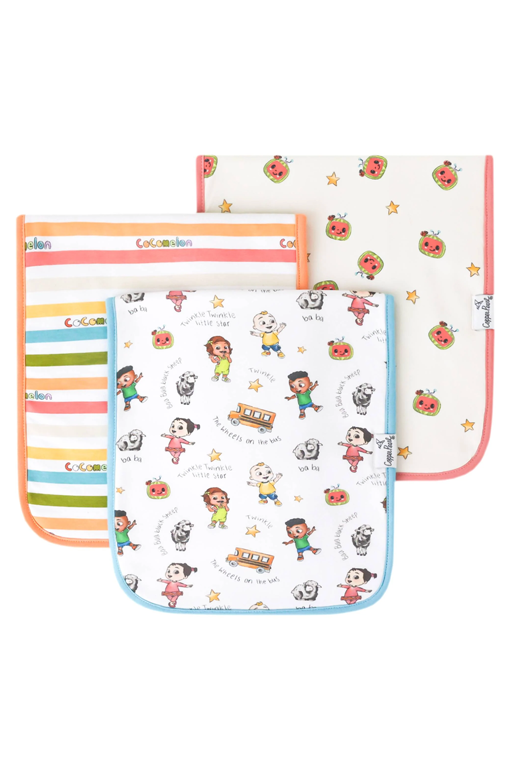 Burp Cloth Set of 3 - CoComelon Friends