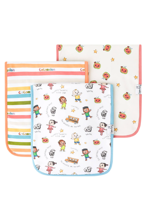 Burp Cloth Set of 3 - CoComelon Friends