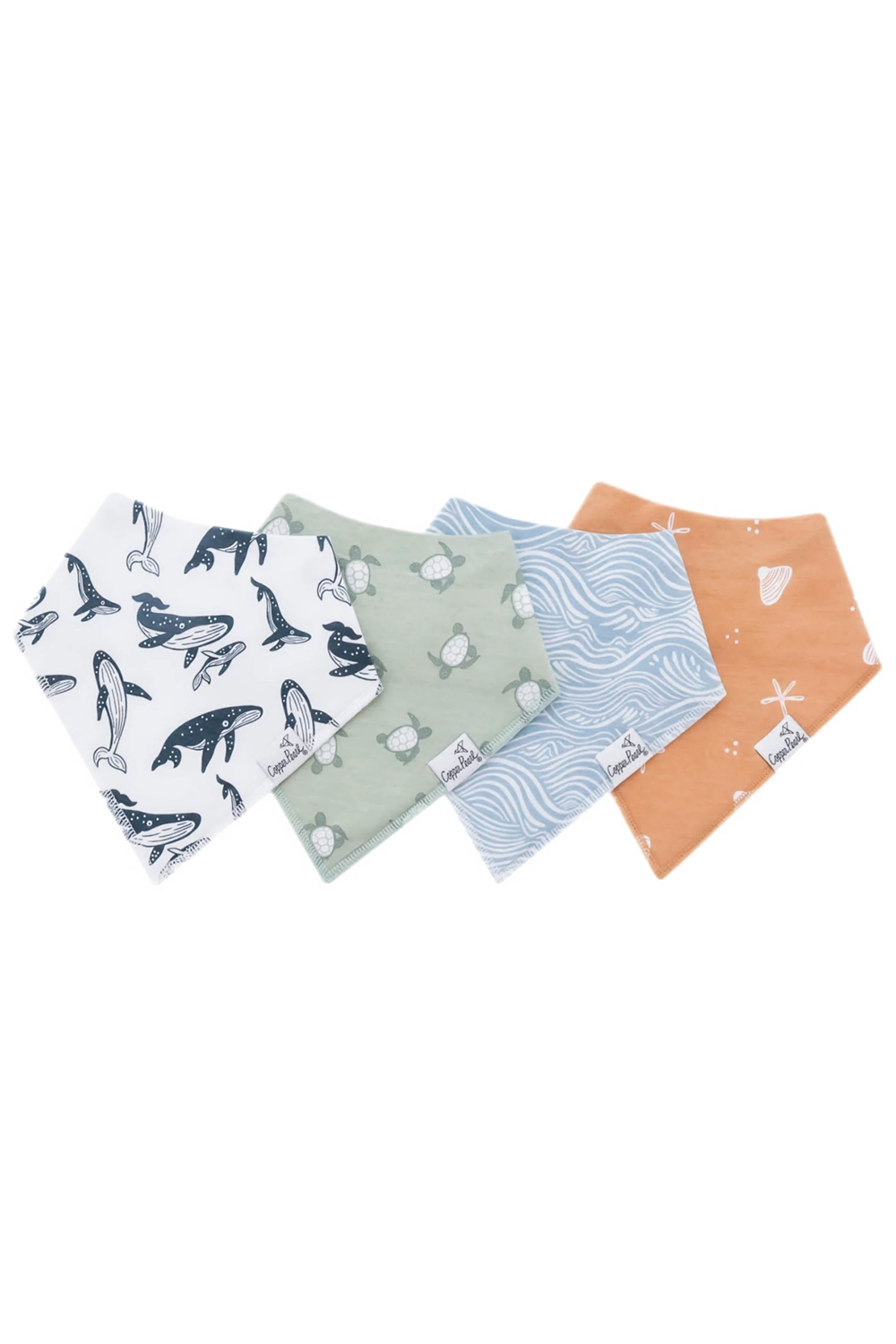 Bandana Bib Set of 4 - Cove