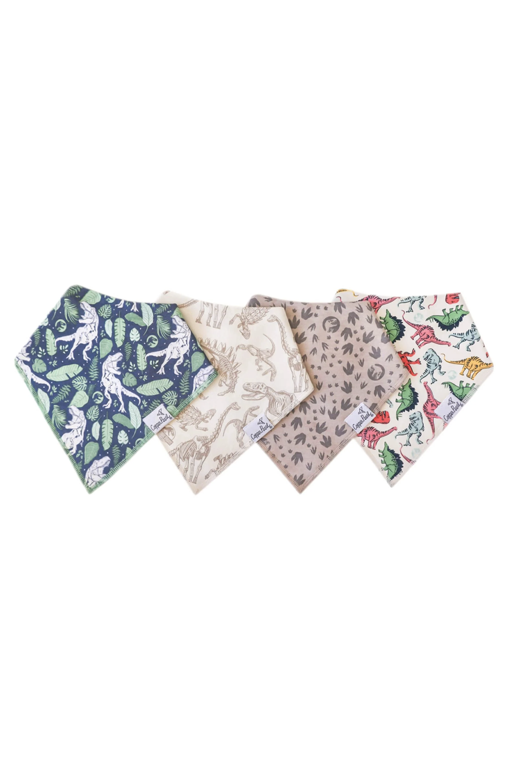 Bandana Bib Set of 4 - Jurassic Park