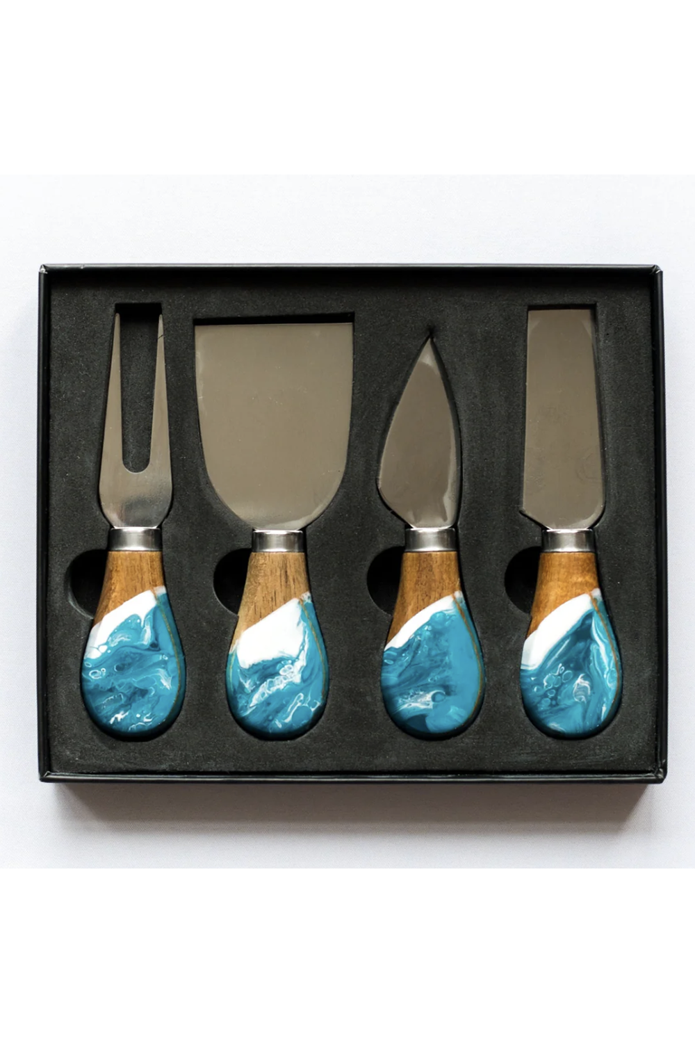 Lynnie Boxed Cheese Knife / Spreader Set - Ocean Vibes