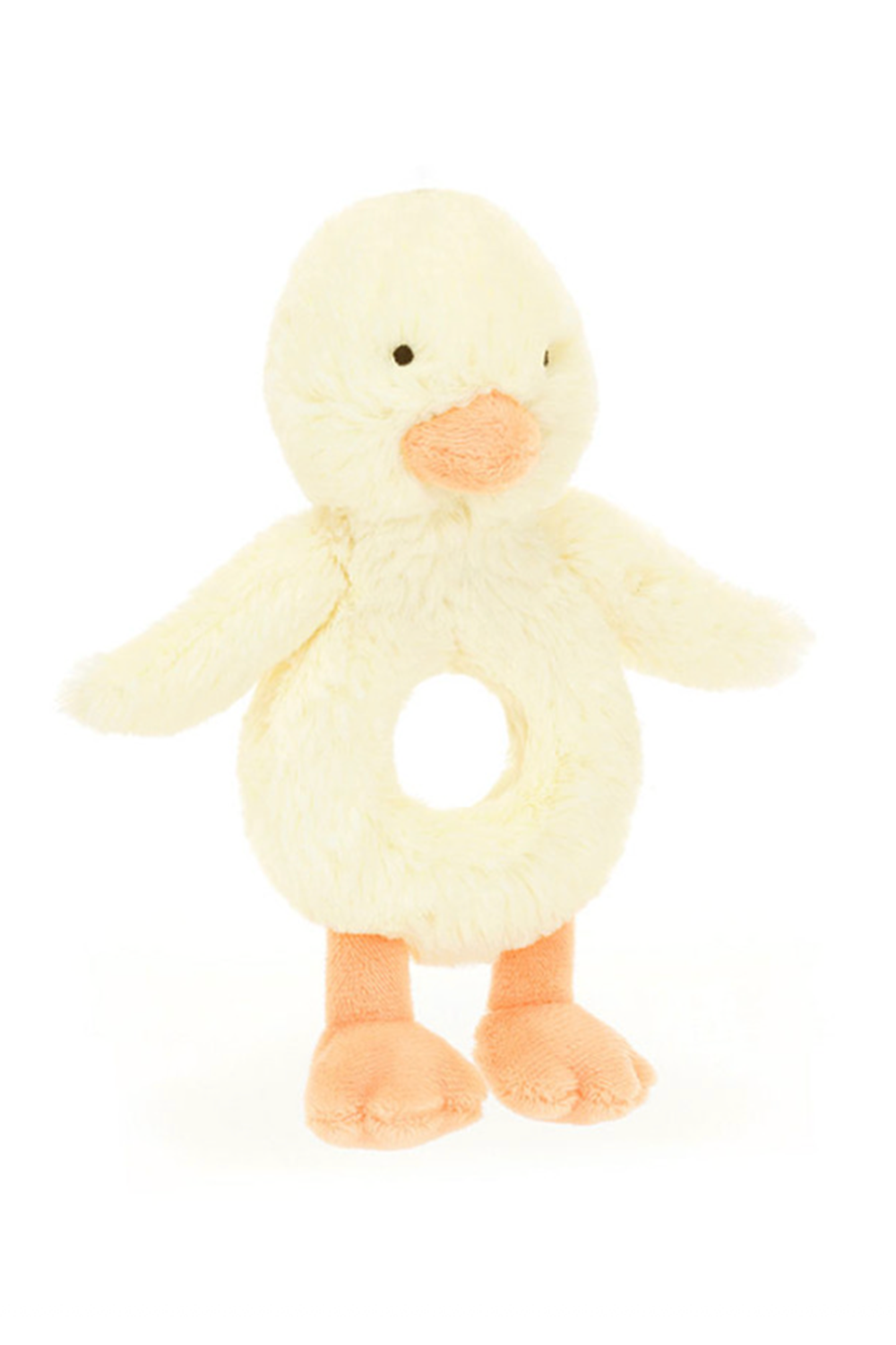 JELLYCAT Bashful Ring Rattle - Duckling