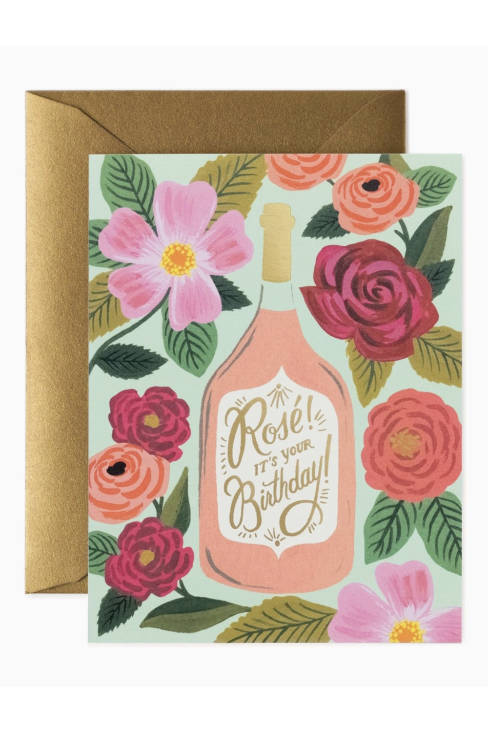 RP Birthday Greeting Card - Rosé