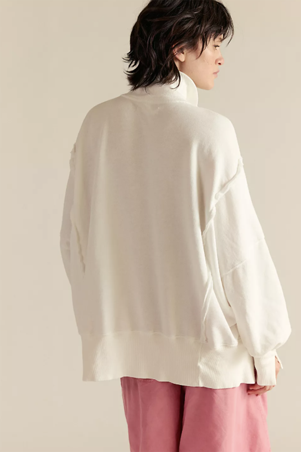 FP Camden Henley Sweatshirt - Optic White