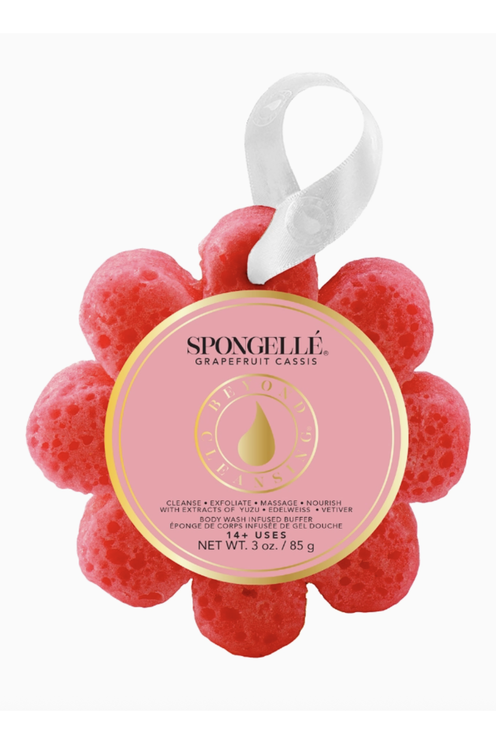 Spongelle Wildflower Scrub - Grapefruit Cassis
