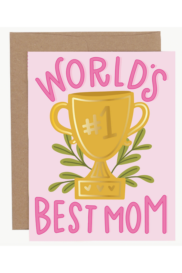 PP Single Mother's Day Card - World's Best