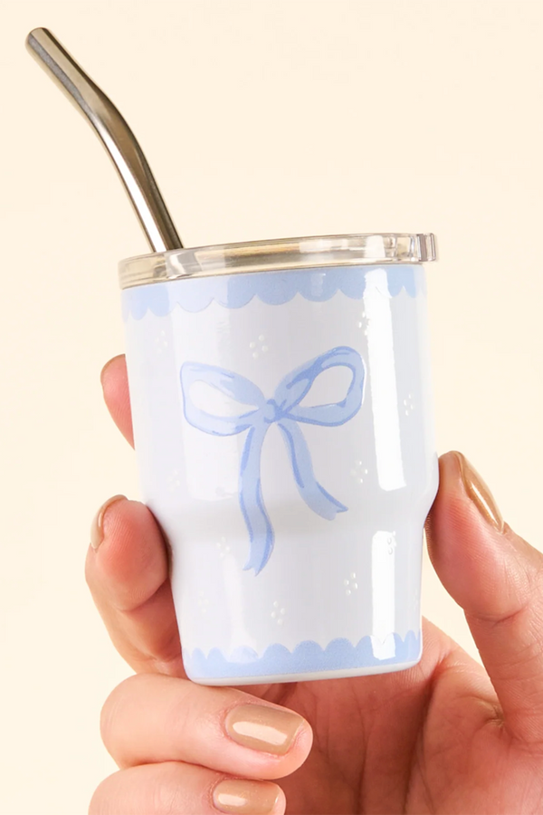 TDE Tiny Tumbler - Bow Blue