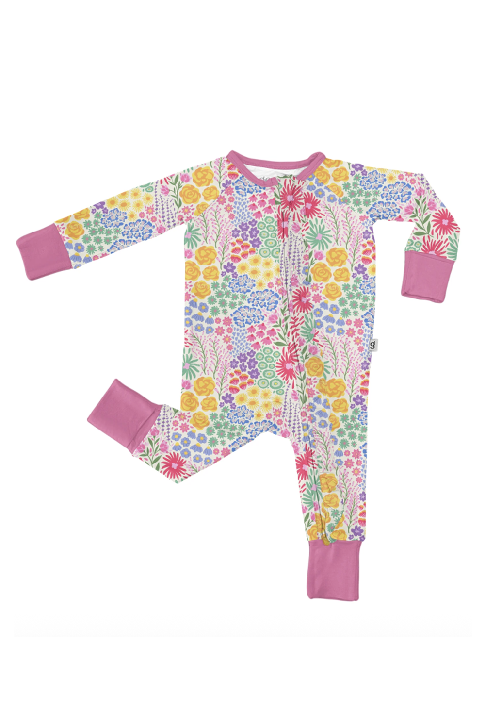 Goosie Zip PJ - Flower Fields