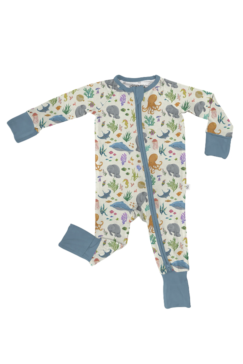 Goosie Zip PJ - Ocean Friends