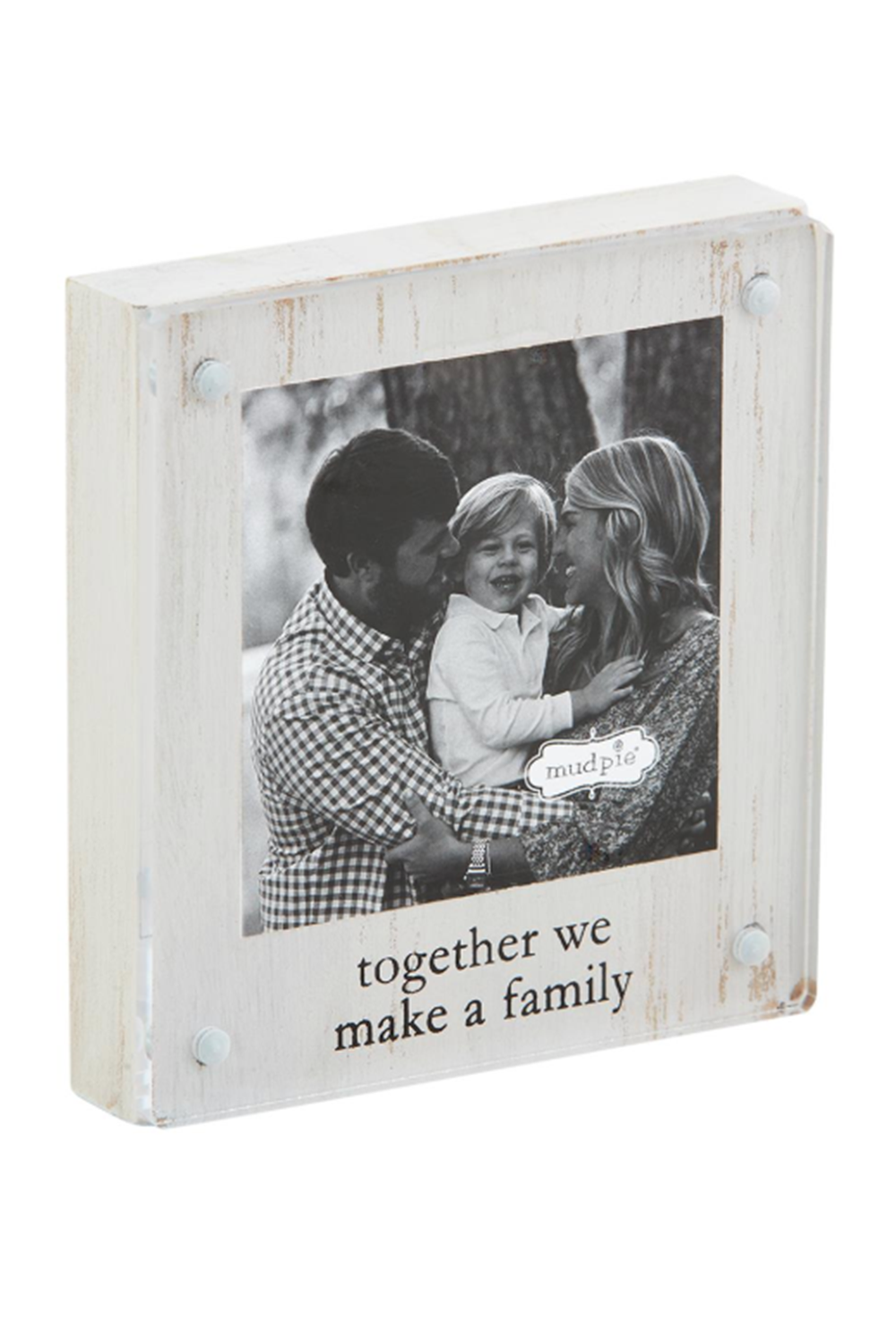 Small Family Wood Acrylic Frame