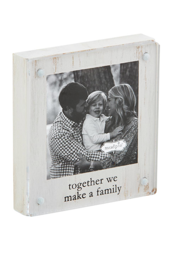 Small Family Wood Acrylic Frame