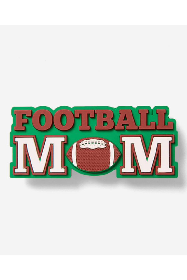 Bogg Bit Accessory Charm - Football Mom
