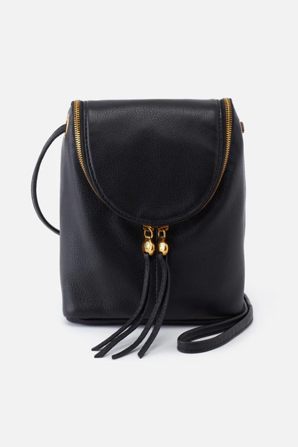 Fern Crossbody Purse - Velvet Hide Black
