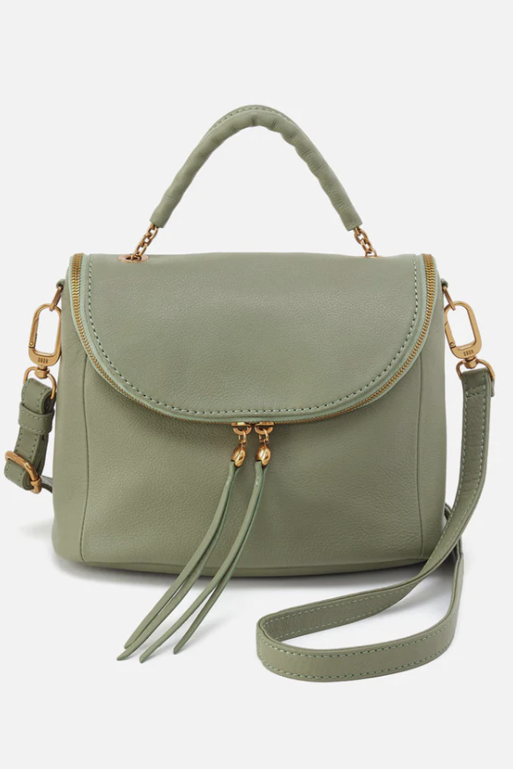 Fern Satchel Crossbody - Velvet Hide Watercress