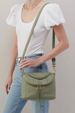 Fern Satchel Crossbody - Velvet Hide Watercress