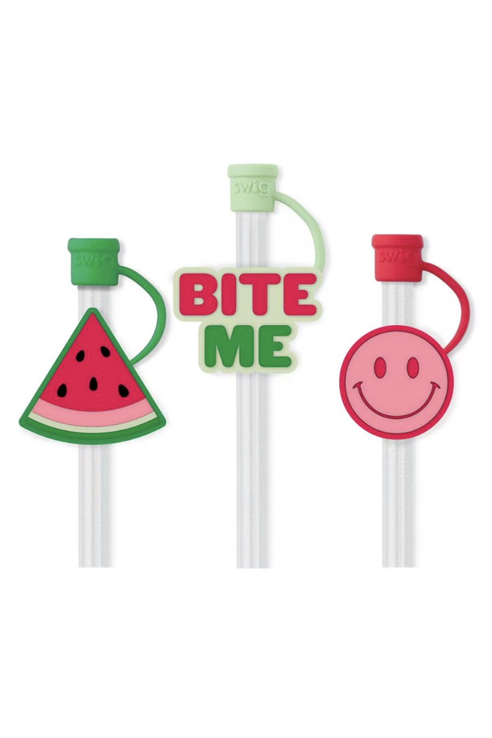 Swig Straw Topper Set - Melon Slice