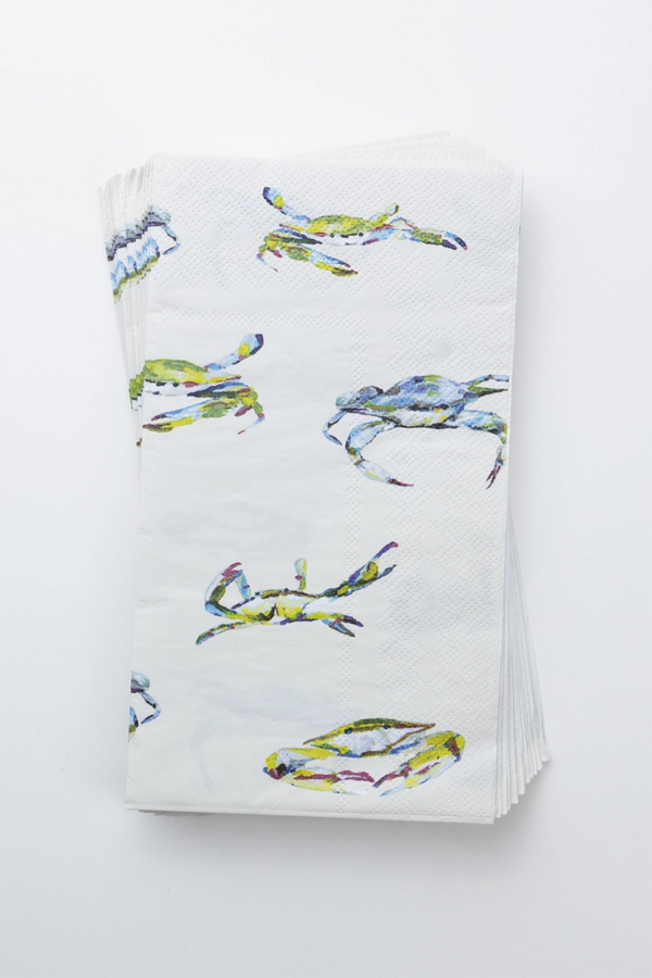 Hovell Guest Napkin Pack - Bay Blues