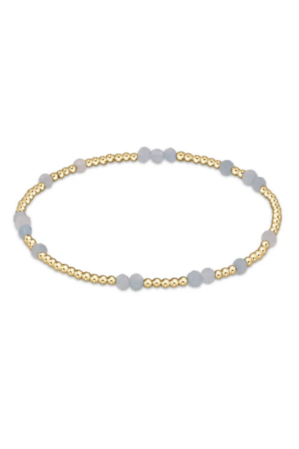 EN Hope Unwritten Gemstone Bracelet - Aquamarine