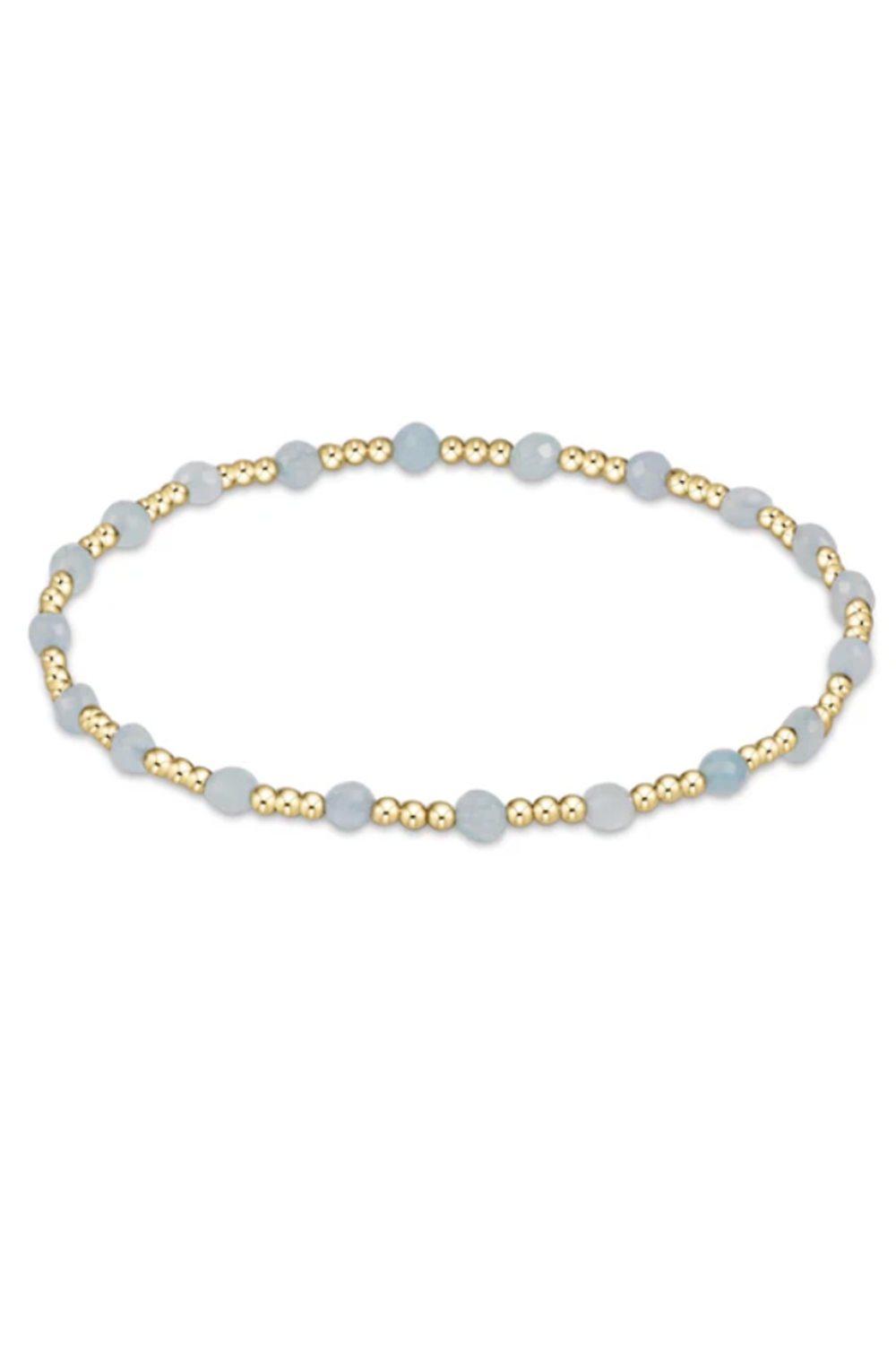 EN Sincerity Gemstone Pattern Bracelet - Aquamarine