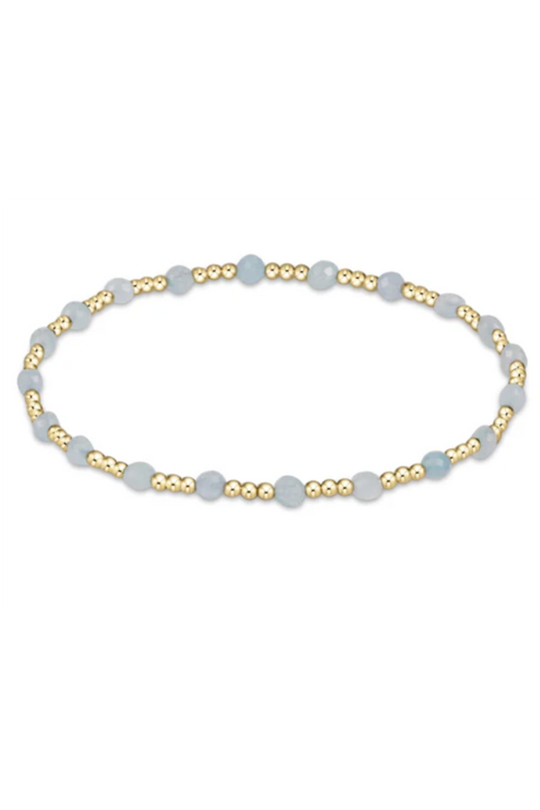 EN Sincerity Gemstone Pattern Bracelet - Aquamarine