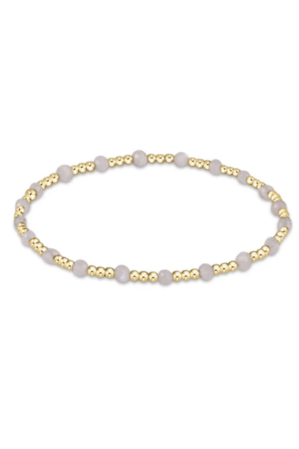 EN Sincerity Gemstone Pattern Bracelet - Moonstone