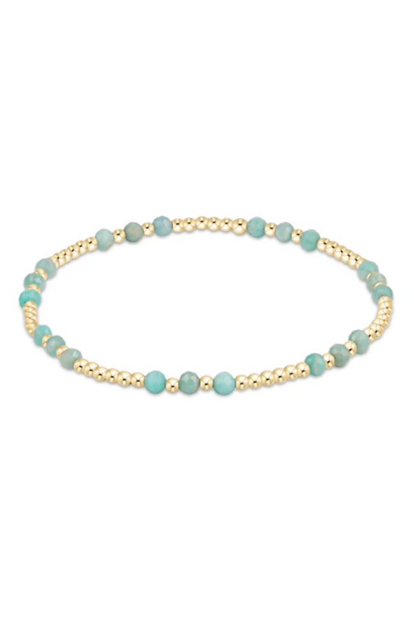 EN Gemstone Joy Pattern Bracelet - Amazonite