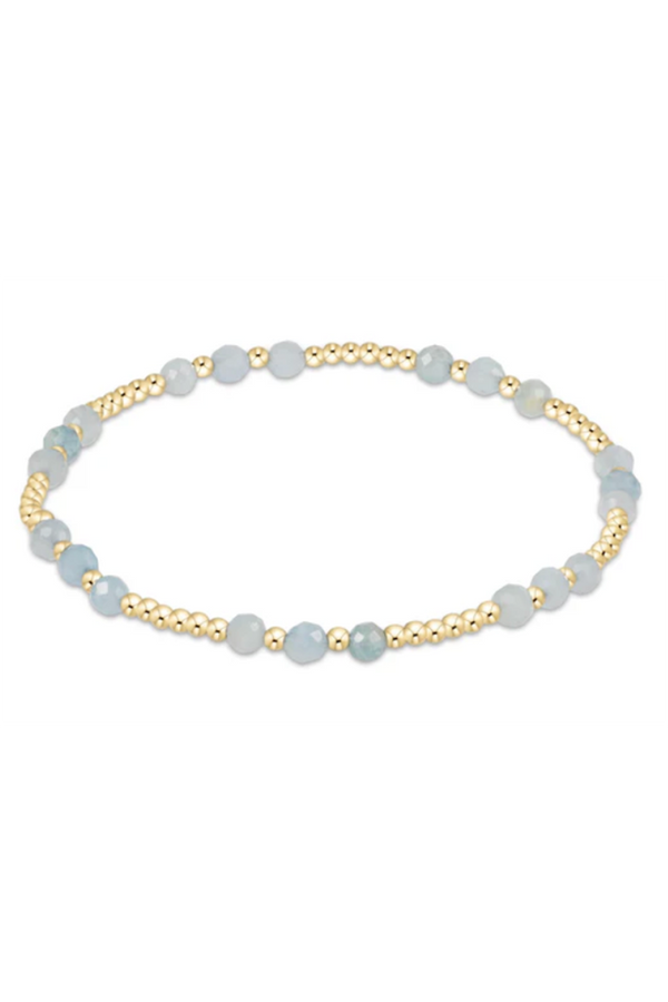 EN Gemstone Joy Pattern Bracelet - Aquamarine