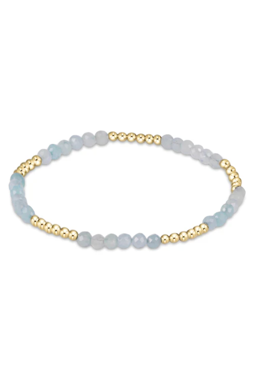 EN Classic Blissful Pattern Bracelet - Aquamarine