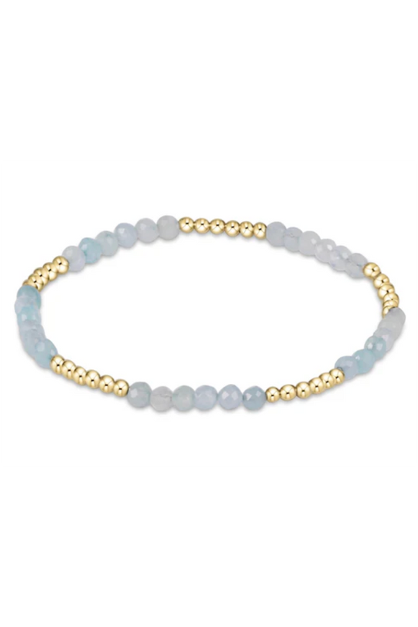 EN Classic Blissful Pattern Bracelet - Aquamarine