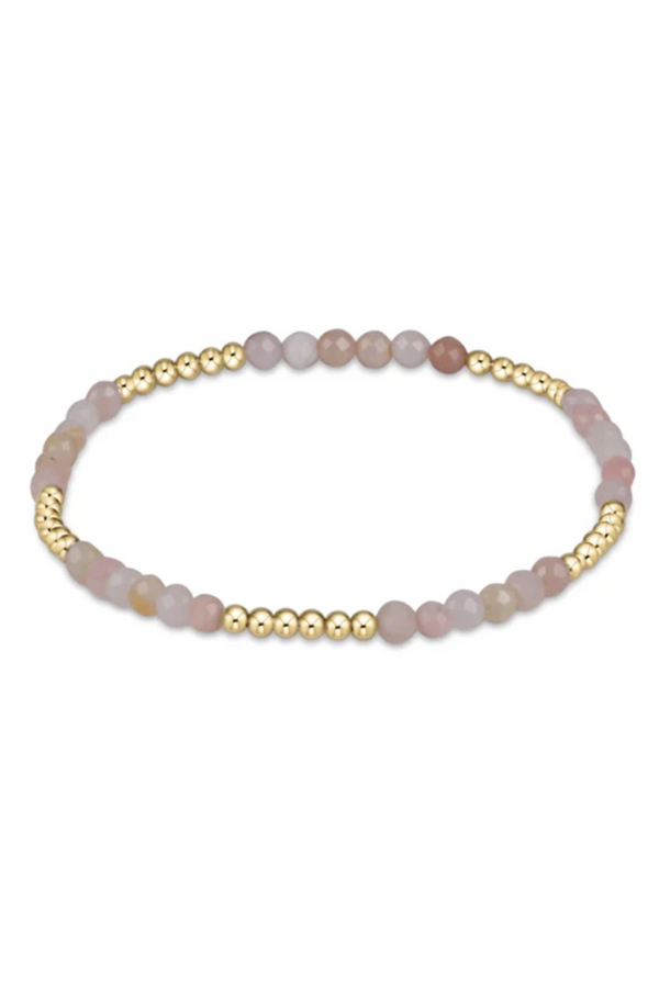 EN Classic Blissful Pattern Bracelet - Pink Opal