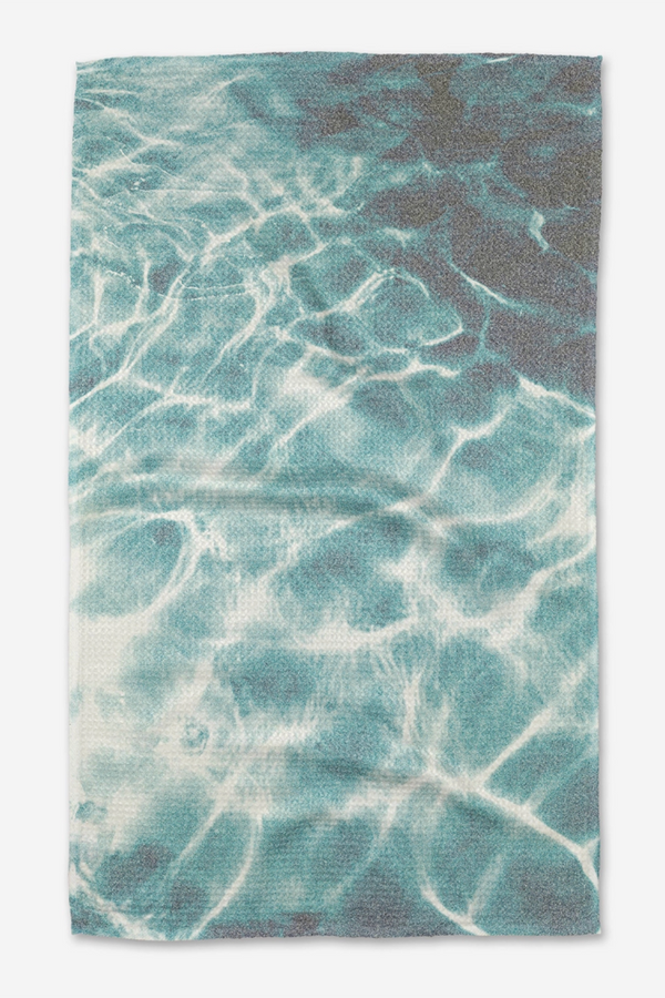 Geometry Kitchen Tea Towel - Saltwater Glow