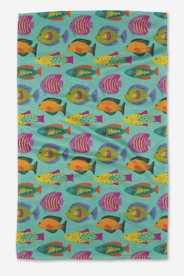 Geometry Kitchen Tea Towel - Schooling