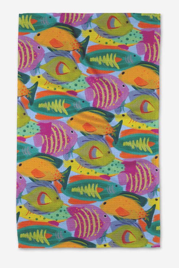 Geometry Kitchen Tea Towel - Shoaling