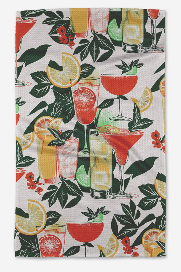 Geometry Kitchen Tea Towel - Summer Refreshments