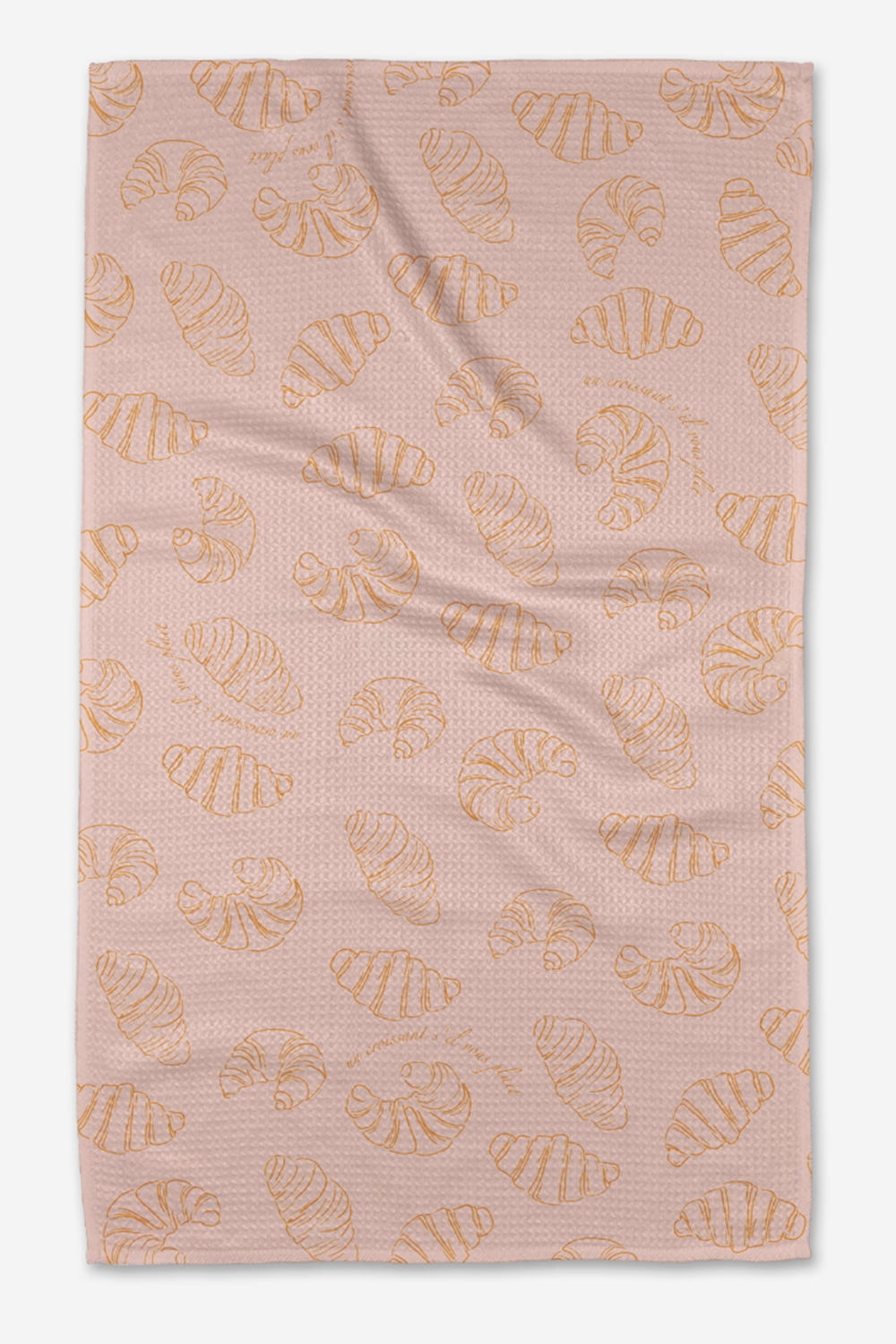 Geometry Kitchen Tea Towel - Croissant Crush