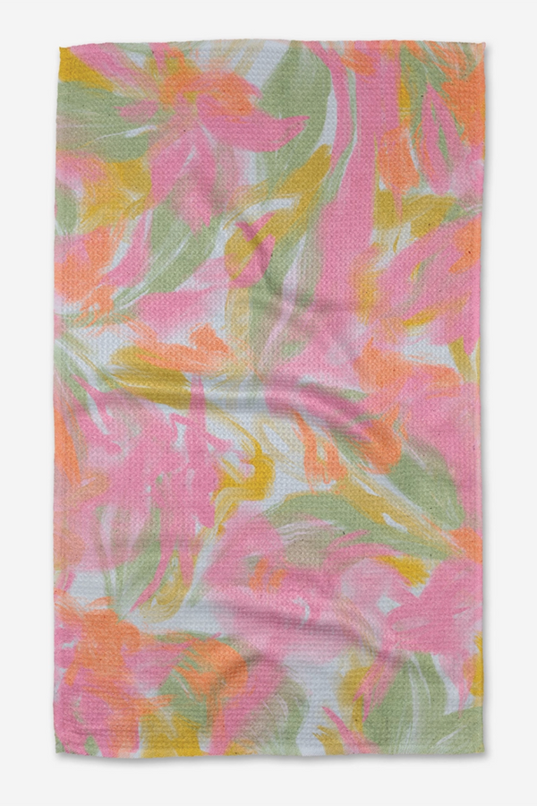 Geometry Kitchen Tea Towel - Heat Wave