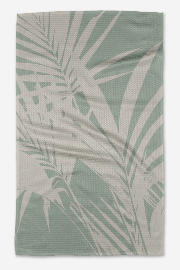 Geometry Kitchen Tea Towel - Palm Breeze
