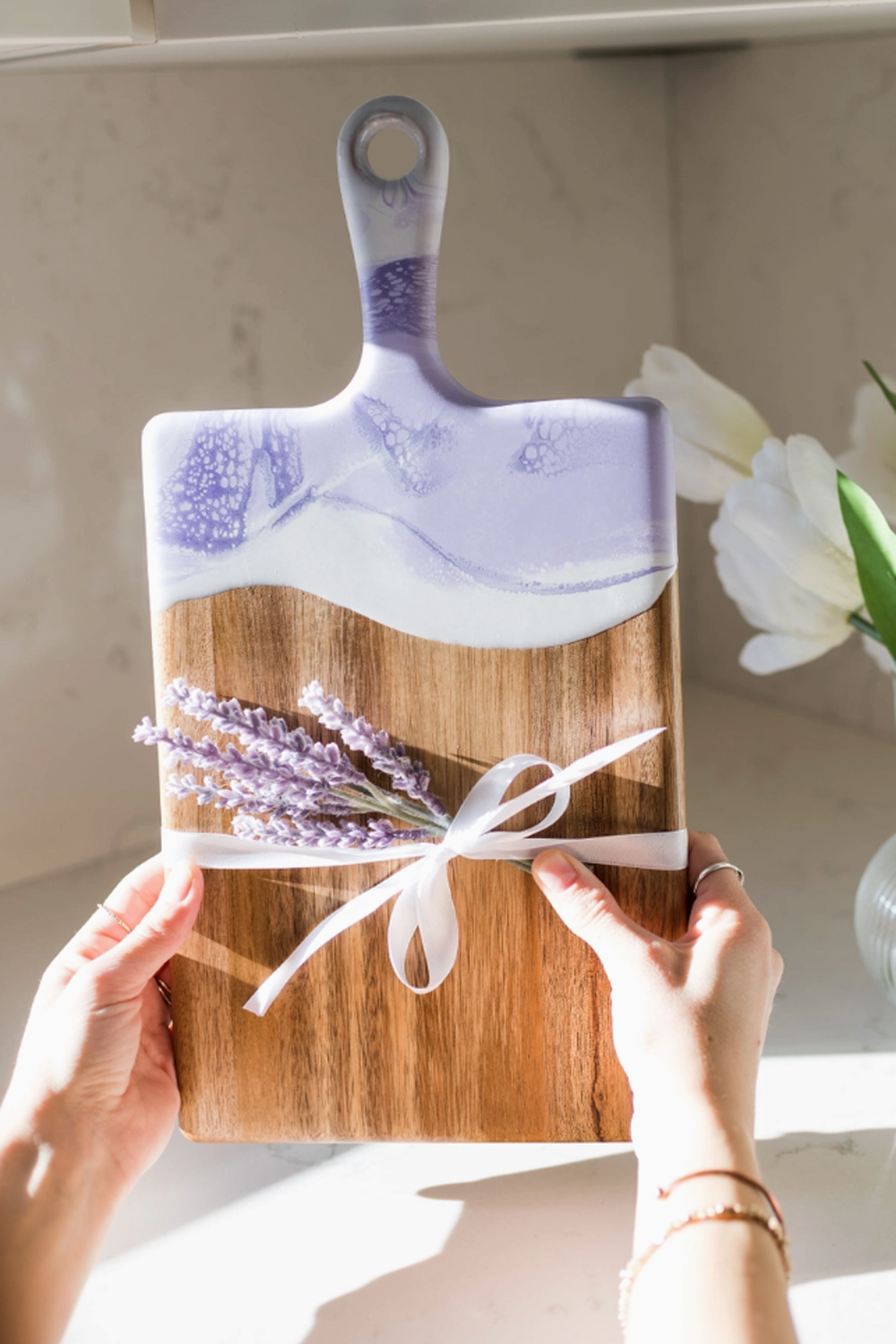 Lynnie Cheeseboard - 8x16" Lavender