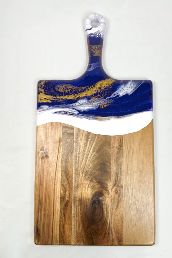 Lynnie Cheeseboard - 10x20" Game Day Purple