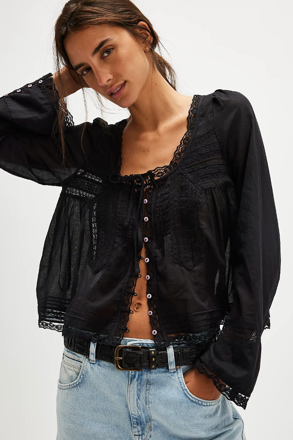 FP Forevermore Longsleeve Top - Black