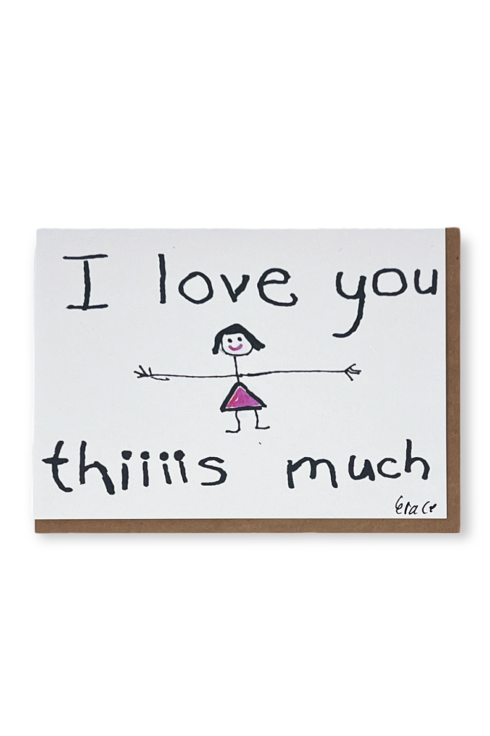 GracePlace Greeting Card - Love You This Much