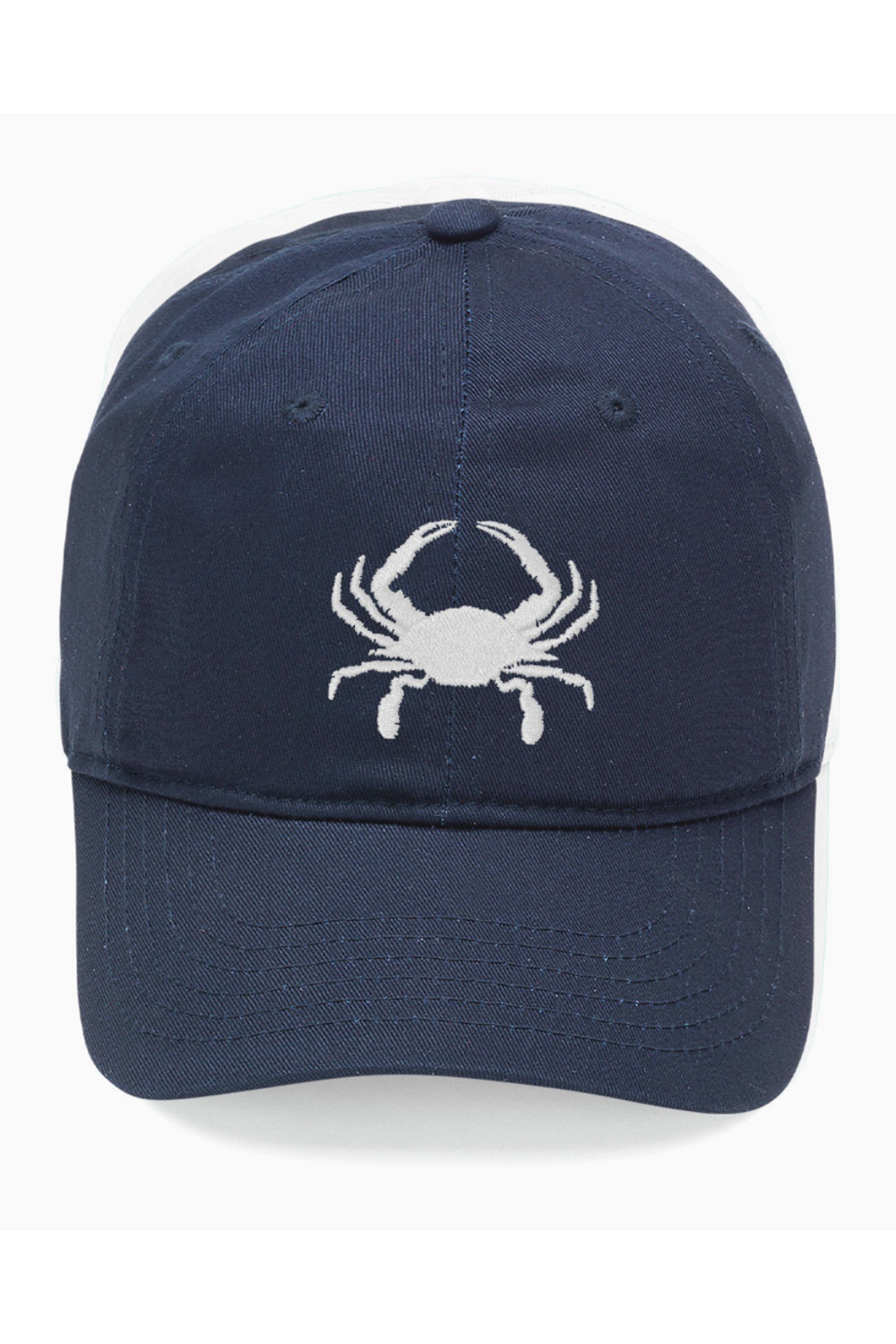 Baseball Cap - Embroidered Crab Navy