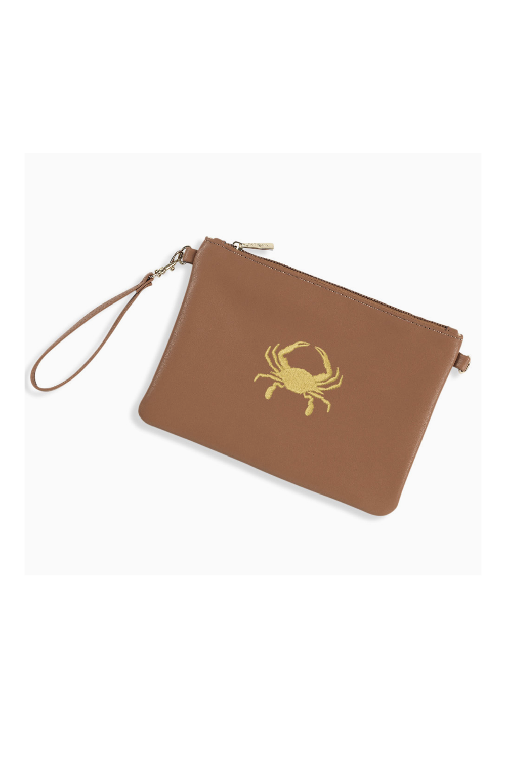 Madeline Wristlet - Gold Crab