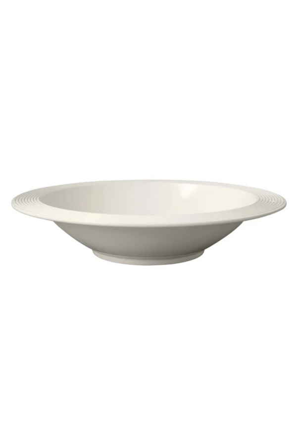 Nora Fleming Melamine Shallow Bowl Pinstripes