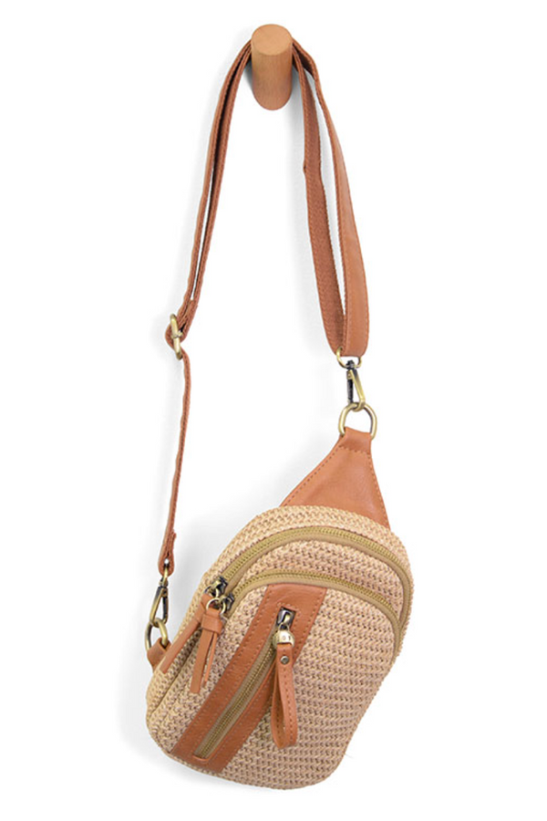 Joy Skyler Sling Bag - Straw