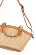 Joy Millie Bamboo Handle Basket Bag - Straw