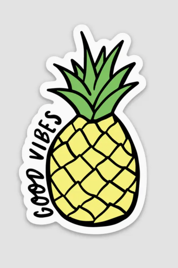 Trendy Sticker - Pineapple Good Vibes