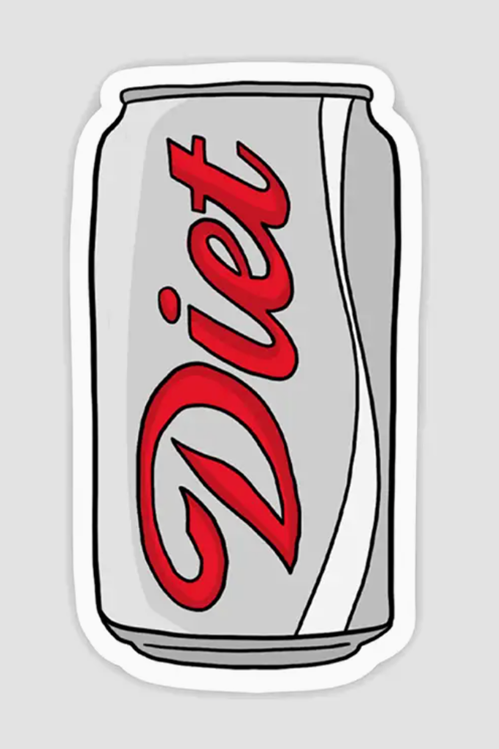 Trendy Sticker - Diet Soda Can