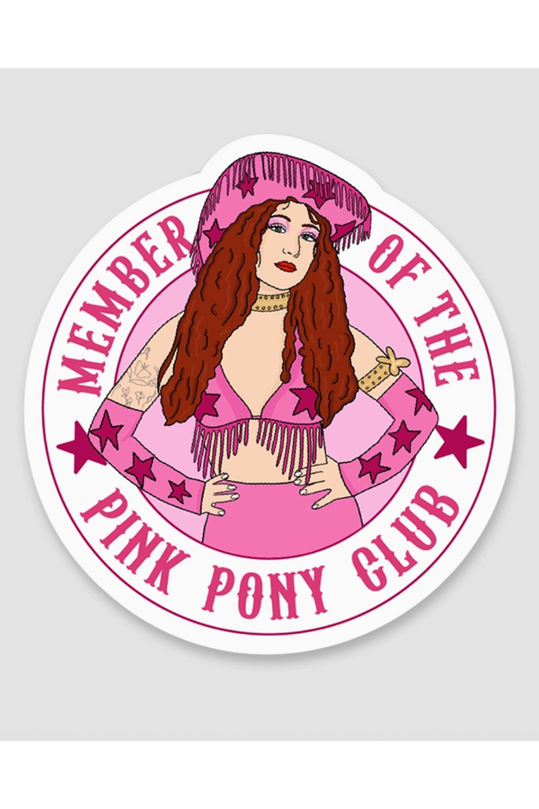 Trendy Sticker - Pink Pony Club