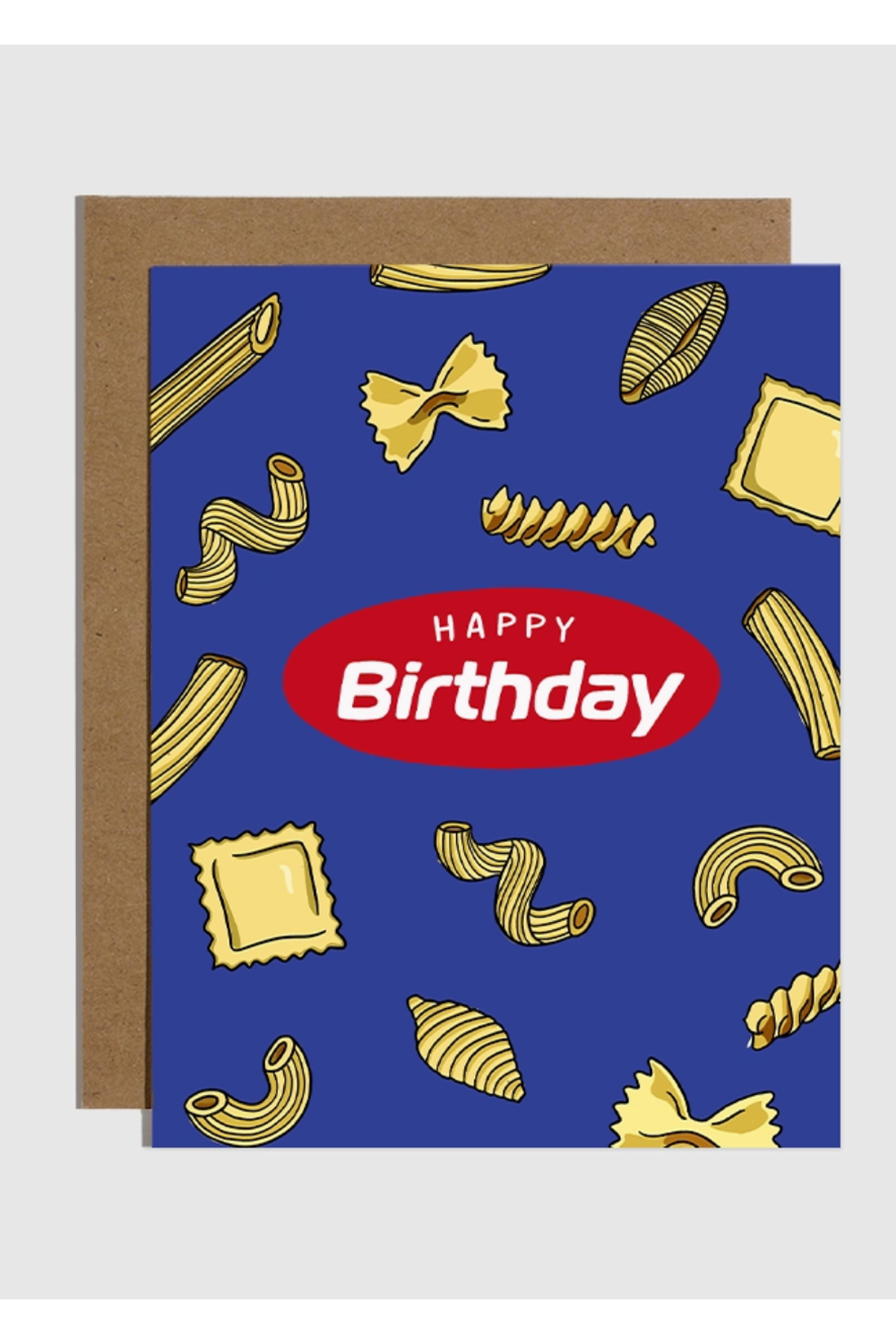 Trendy Birthday Card - Pasta